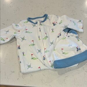 Little Me Golf Footie and Hat